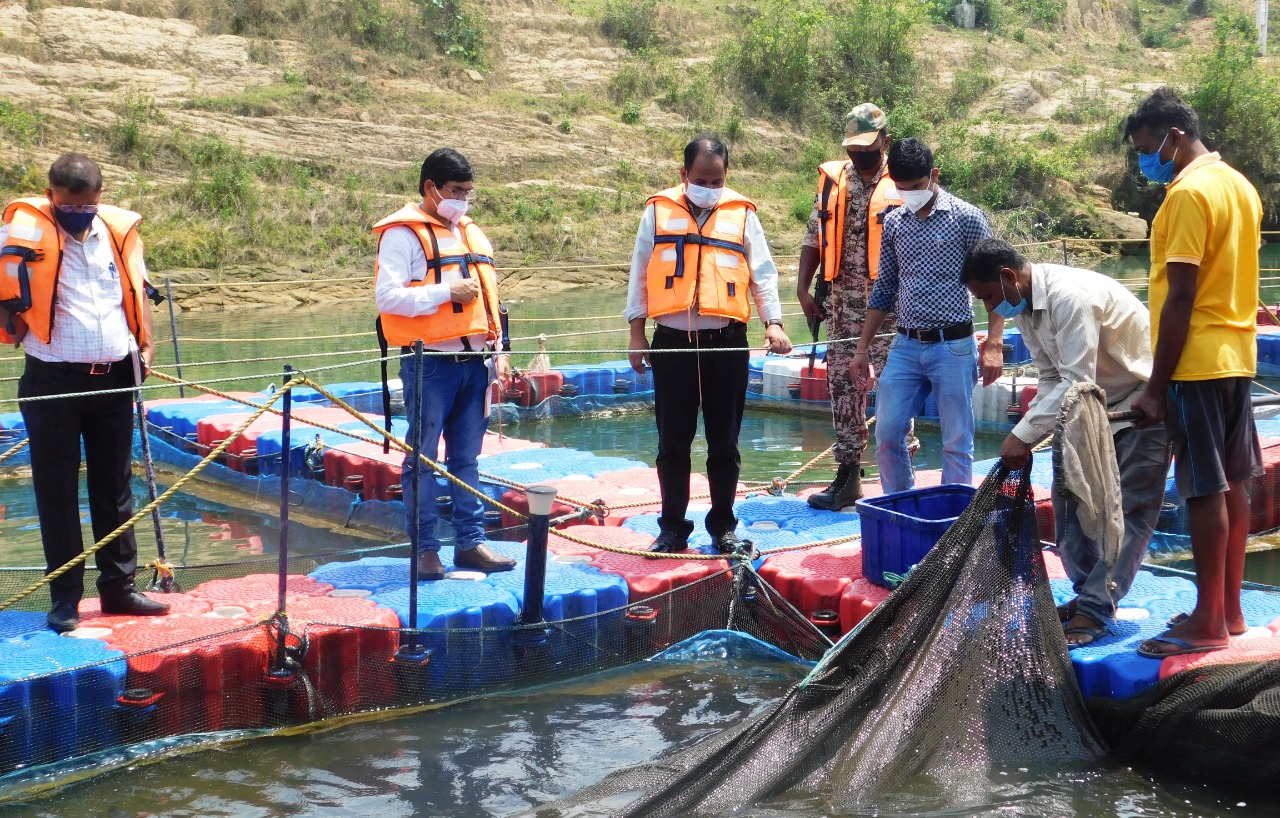 कलेक्टर श्री गौरव कुमार सिंह ने किया केनापारा स्थित पर्यटन स्थल का निरीक्षण बोटिंग कर मत्स्य पालन एवं कैंटिन का लिया जायजा
