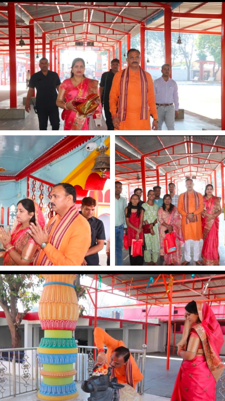 स्वस्थ्य रहे, तंदुरुस्त रहे और रहे खुशहाल देश का छत्तीसगढ़ प्रदेश  प्रदेश के स्वास्थ्य मंत्री ने की आदिशक्ति से प्रार्थना