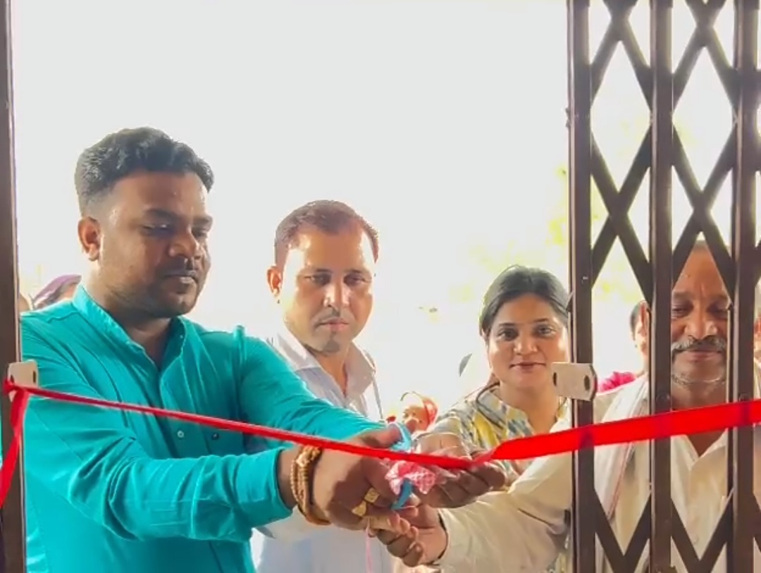 सिमगा ब्लॉक के  ग्राम हरिनभट्ठा में आंगनबड़ी लोकार्पण कार्यक्रम में मुख्य अतिथि के रूप में शामिल हुए चंद्रप्रकाश टोंडे 