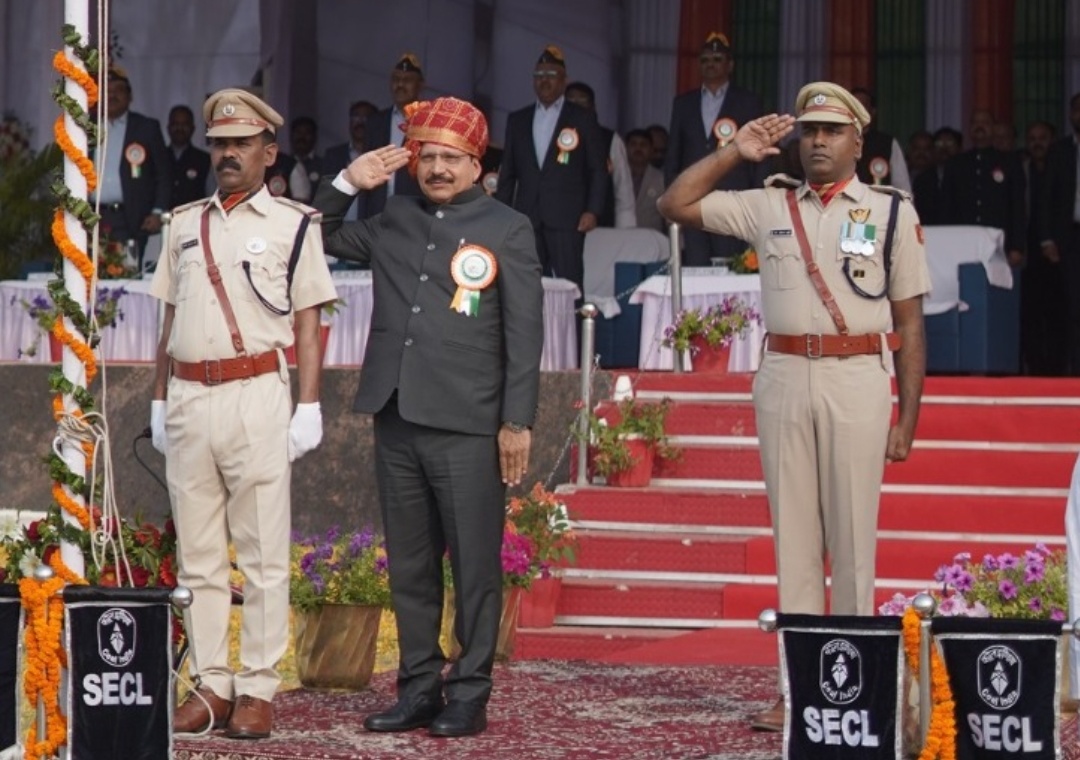 एसईसीएल मुख्यालय में हर्षोल्लास के साथ मनाया गया 77वां गणतंत्र दिवस