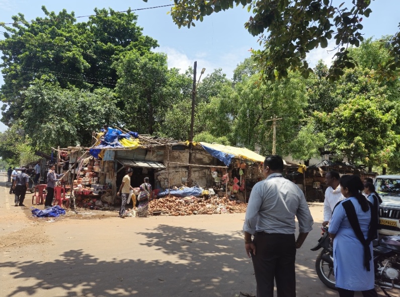 भिलाई इस्पात संयंत्र का अतिक्रमण पर सख्त प्रहार अवैध कब्जे हटाए बिजली कनेक्शन भी काटे