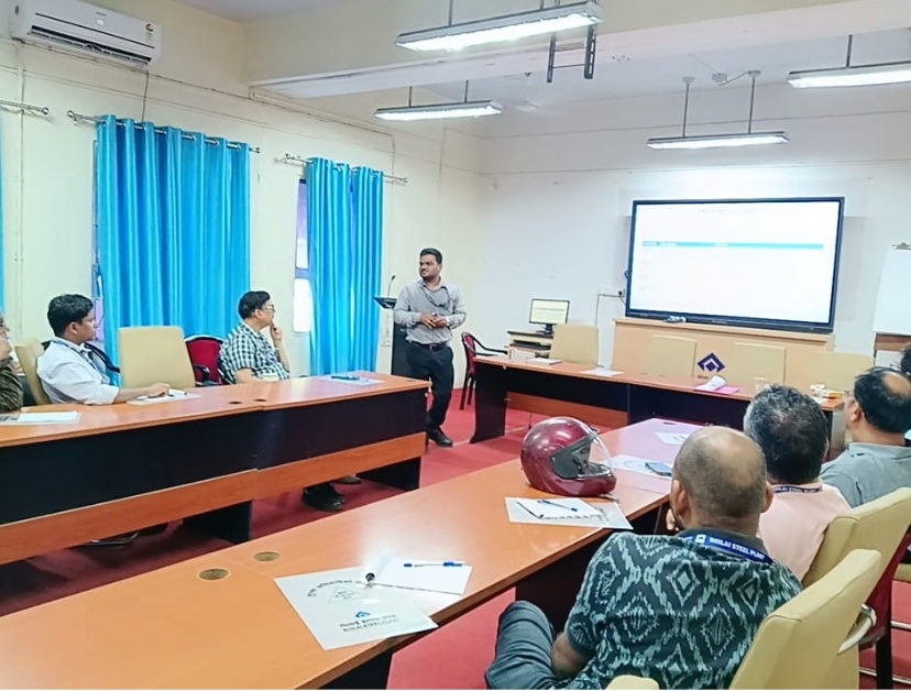 भिलाई इस्पात संयंत्र में कर्मचारियों के बीच सुरक्षा जागरूकता सुदृढ़ करने हेतु लार्ज ग्रुप इंटरेक्शन (एलजीआई) कार्यक्रमों की श्रृंखला आयोजित