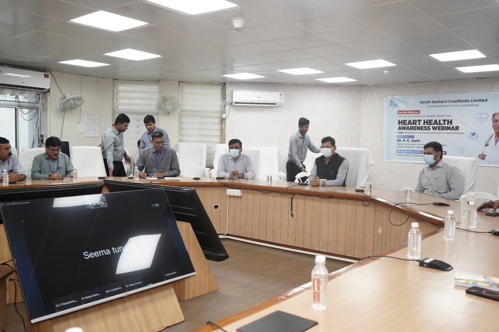 विश्व हृदय दिवस पर एसईसीएल मुख्यालय  में हृदय स्वास्थ्य जागरूकता वेबिनार आयोजित