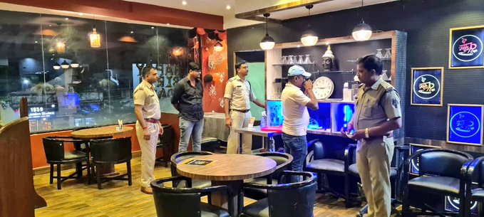 बिलासपुर पुलिस ने 16 हुक्का बारो पर कोटप्पा अधिनियम के तहत किया कार्यवाही...