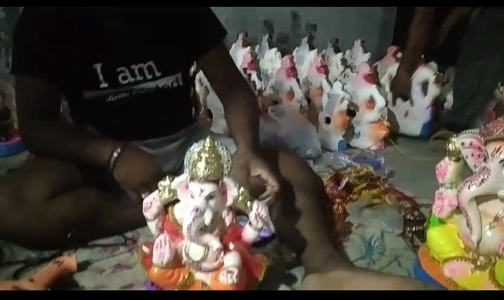 गणेश चतुर्थी की तैयारी/बेमेतरा