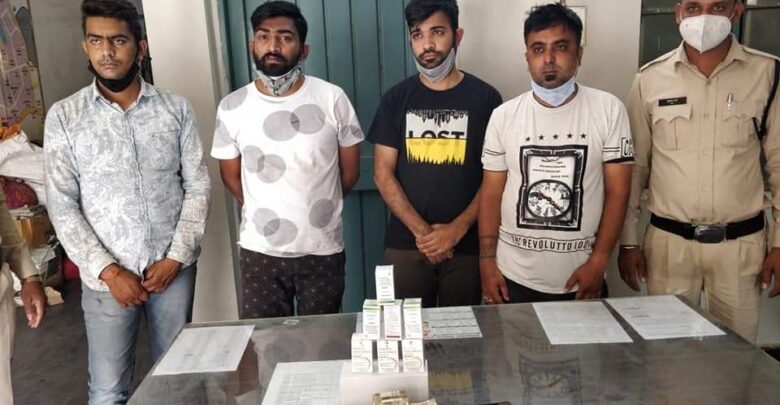 ब्रेकिंग - रेमडेसिविर इंजेक्शन की कालाबाजारी करते 6 गिरफ्तार मामला छग का