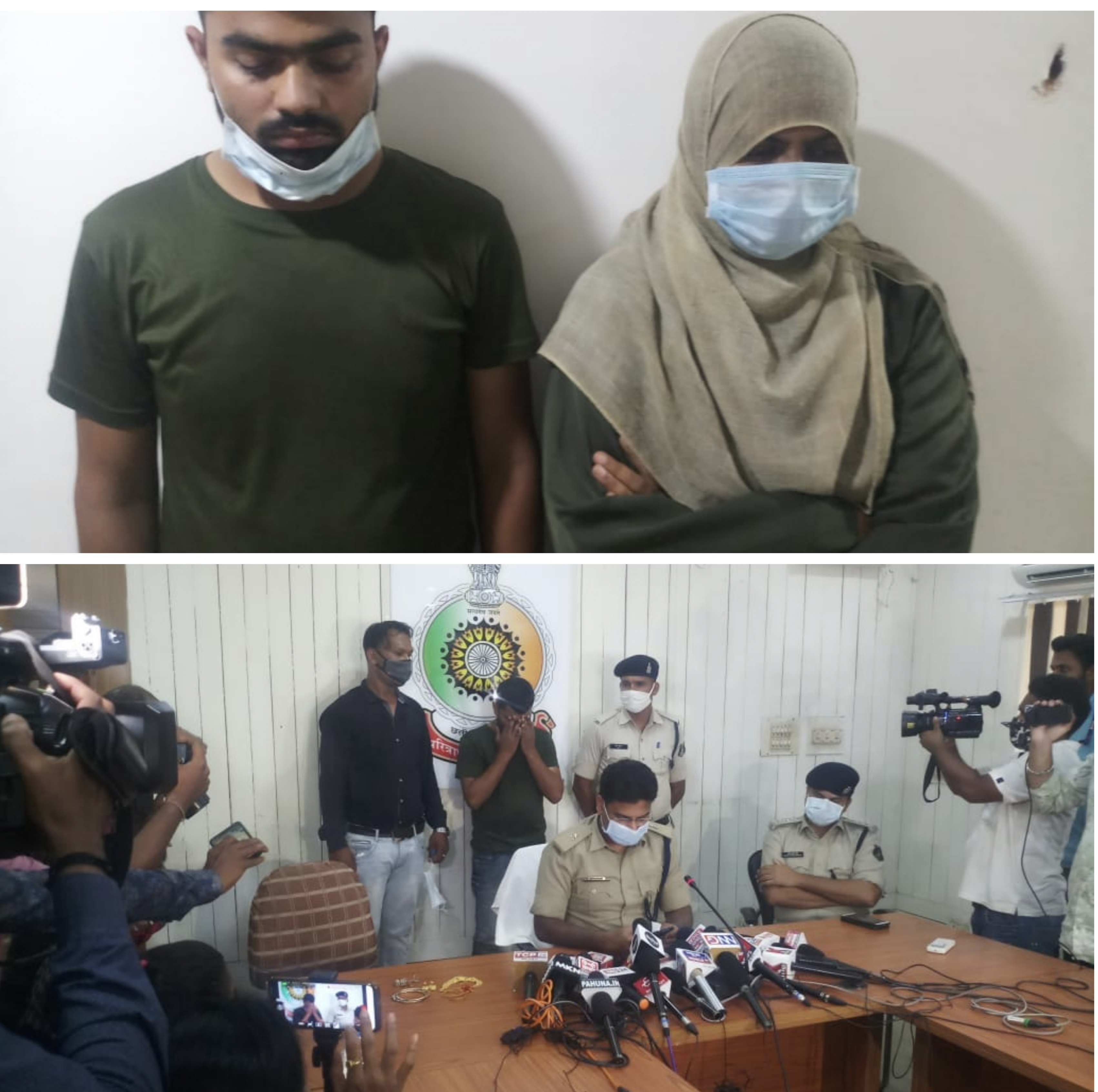 फ्लैट में जबरन घुस कर लूट करने वाले महिला सहित 02 अंतर्राज्यीय आरोपी गिरफ्तार