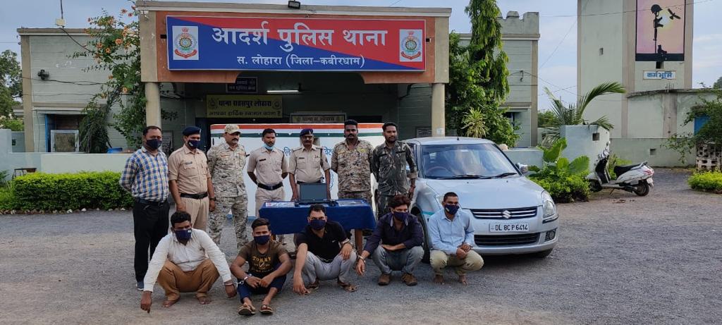 ATM कार्ड क्लोन कर ठगी करने वाले अंतराज्यीय गिरोह के पांच आरोपी गिरफ्तार   