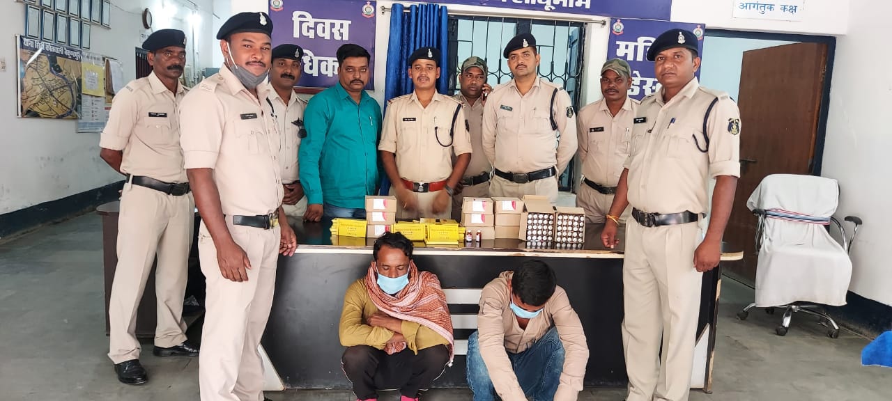लाखों की नशीली दवाईयां बरामद, निज़ात अभियान के शुरू होते ही थाना बैकुंठपुर की बड़ी कार्यवाही