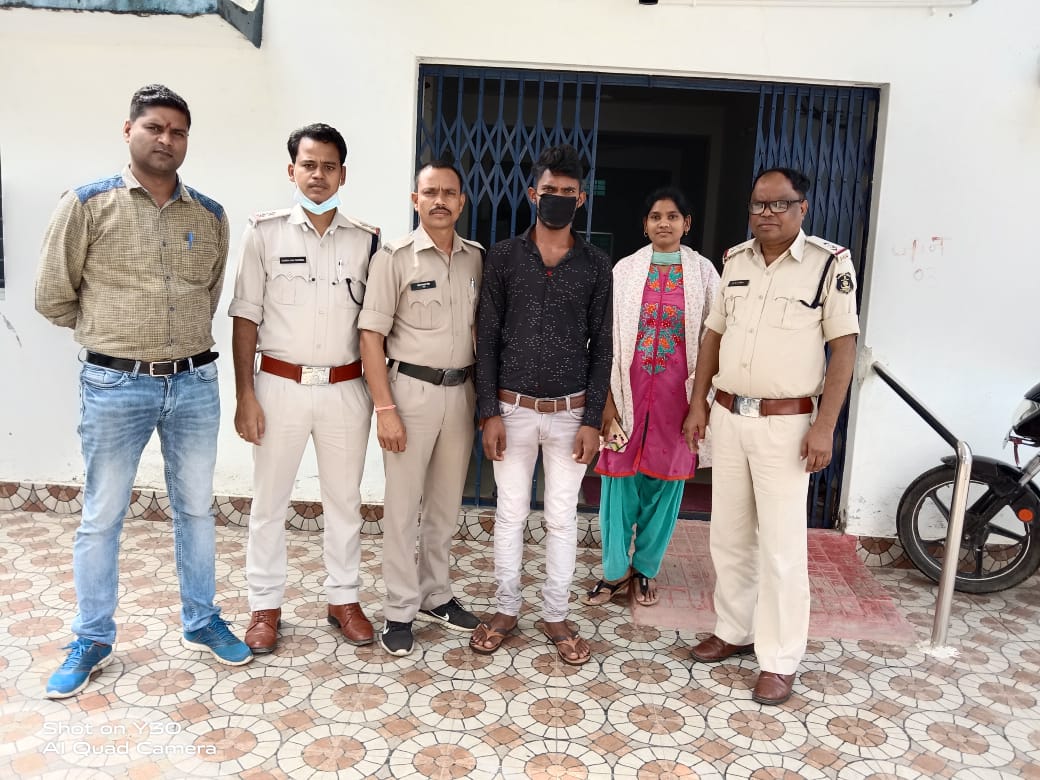 पुलिस को चकमा देकर बलात्कार का फरार आरोपी को अजाक टीम ने पकड़ा  थाना अजाक-