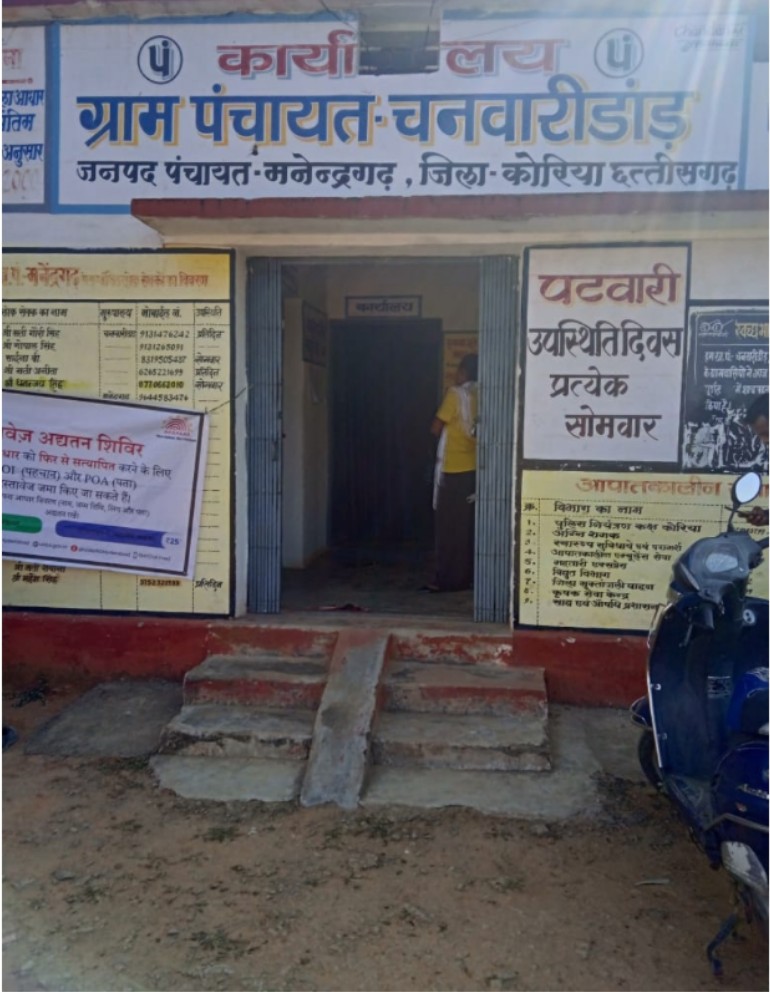 विधुत पोल से चुरा ले गये स्ट्रीट लाइट। चनवारीडांड पंचायत की घटना।