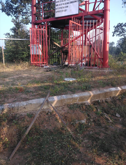 पखांजुर क्षेत्र में नक्सलियों का उत्पात लगातार जारी/जिओ टॉवर को नक्सलियों ने किया आग के हवाले