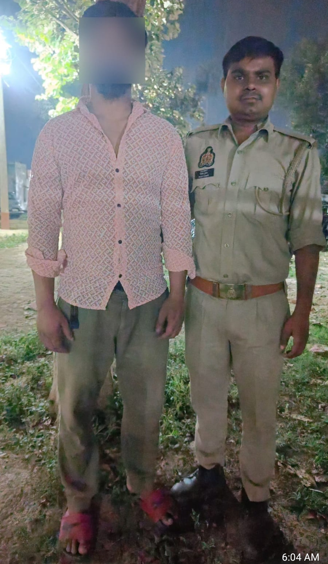 गढ़मुक्तेश्वर पुलिस और बदमाशों की हुई मुठभेड़ दो बदमाश गिरफ्तार