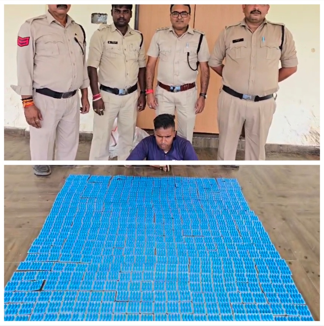 आबकारी उड़नदस्ता टीम ने की बड़ी कार्रवाई नशीली कैप्सूल का बड़ा जाकिरा पकड़ा 