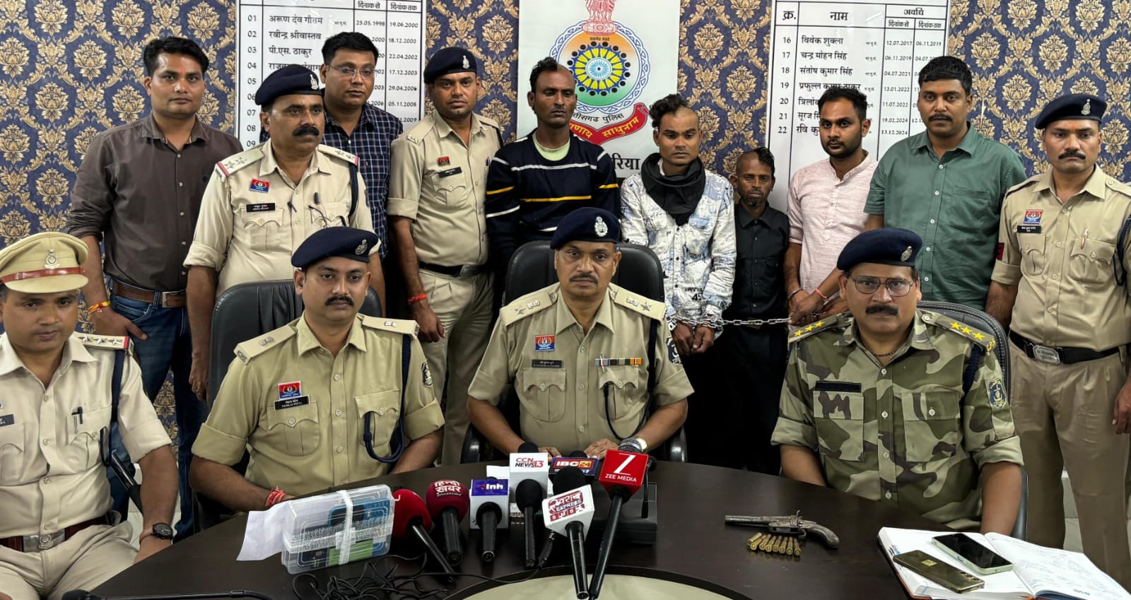 दोहरे हत्या काण्ड के आरोपियों को गिरफ्&zwnj;तार करने में कोरिया पुलिस को मिली सफलता