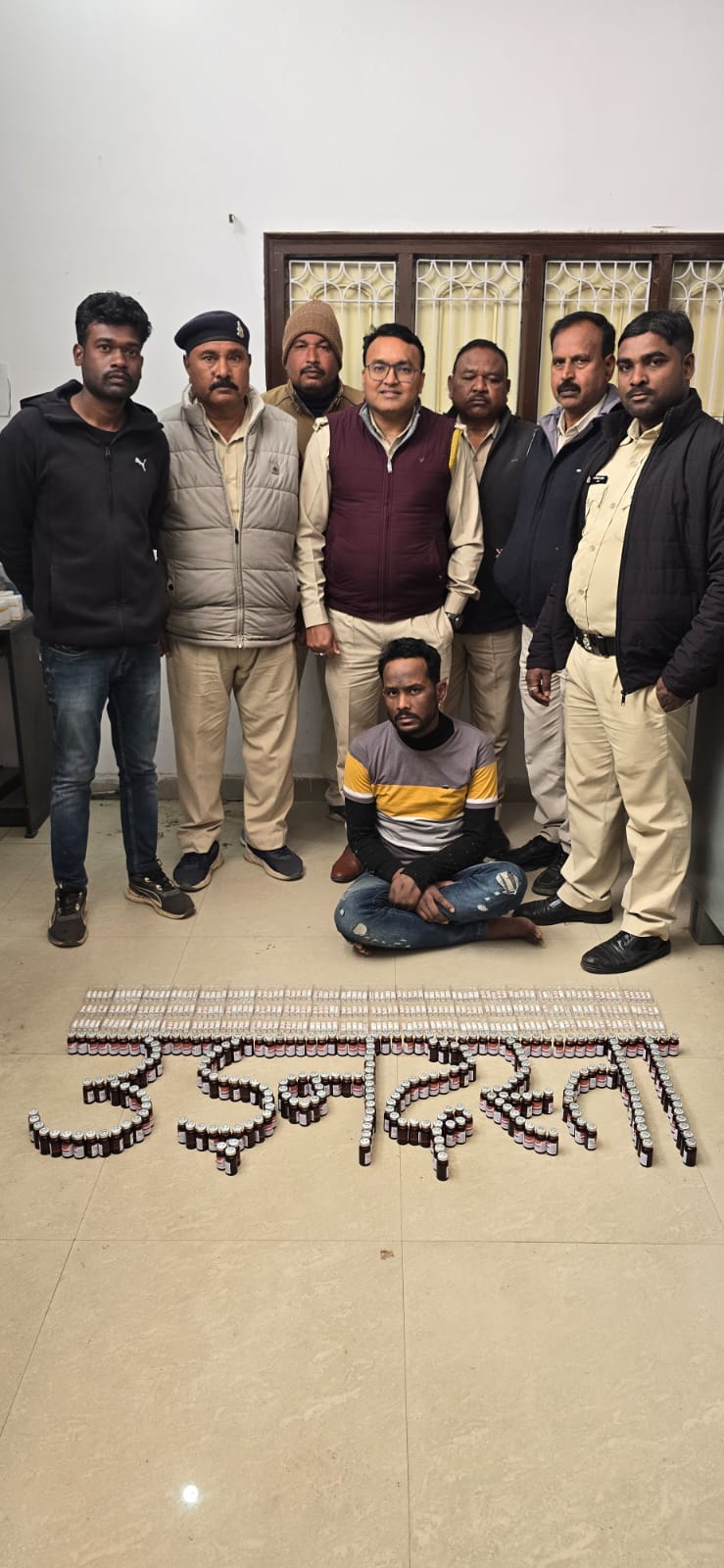 आबकारी उड़नदस्ता टीम की बड़ी कार्रवाई 600 नग नशीले इंजेक्शन जप्त