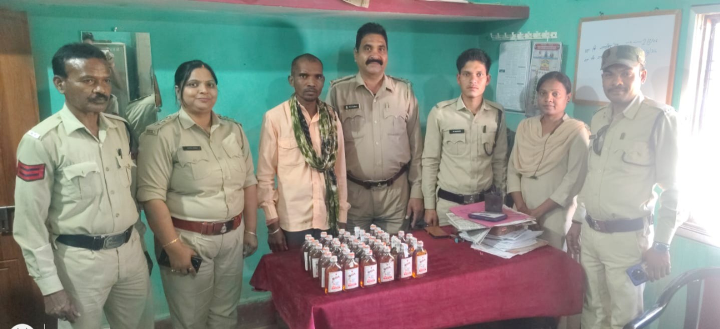 होली पर मध्यप्रदेश के शराब के तस्कर को कोरिया आबकारी टीम ने भेजा जेल
