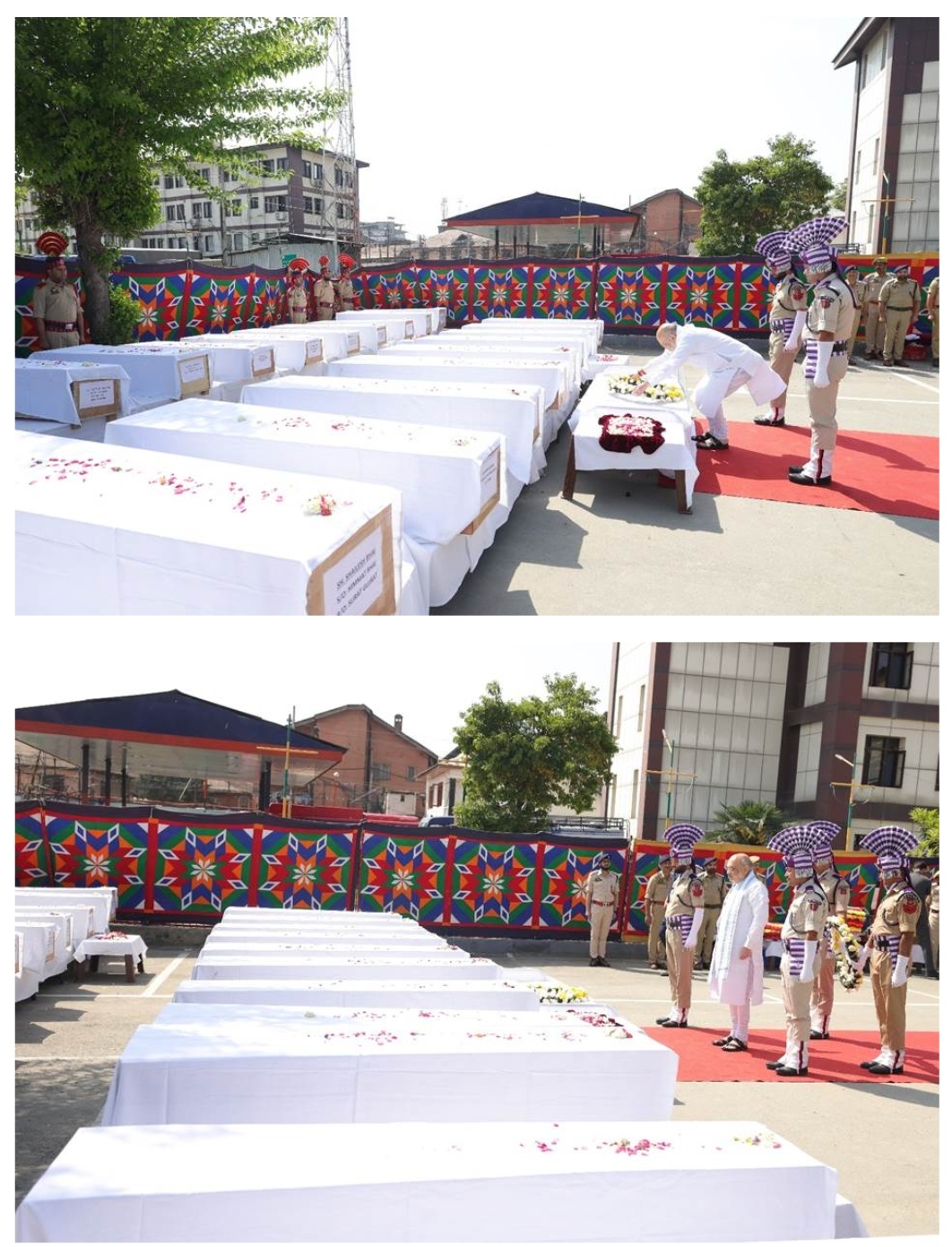 केन्द्रीय गृह एवं सहकारिता मंत्री श्री अमित शाह ने जम्मू और कश्मीर के पहलगाम में कल हुए आतंकी हमले में मारे गए लोगों को भावभीनी श्रद्धांजलि दी