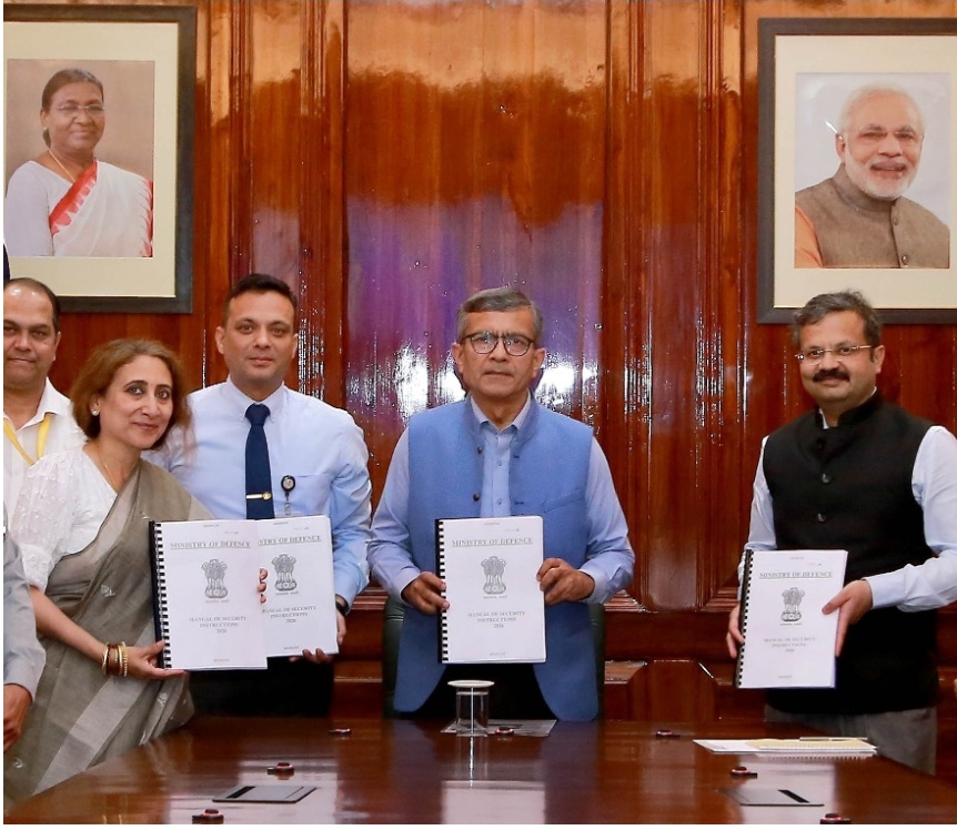रक्षा मंत्रालय ने सुरक्षा निर्देश नियमावली 2026 जारी की