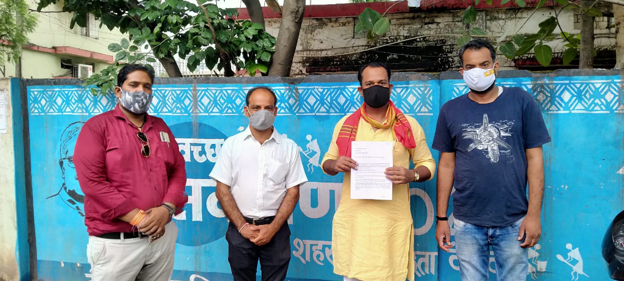 जांजगीर-चांपा जिले में स्वास्थ्य सुविधाओं में कमी एवं अव्यवस्था को लेकर ज्ञापन