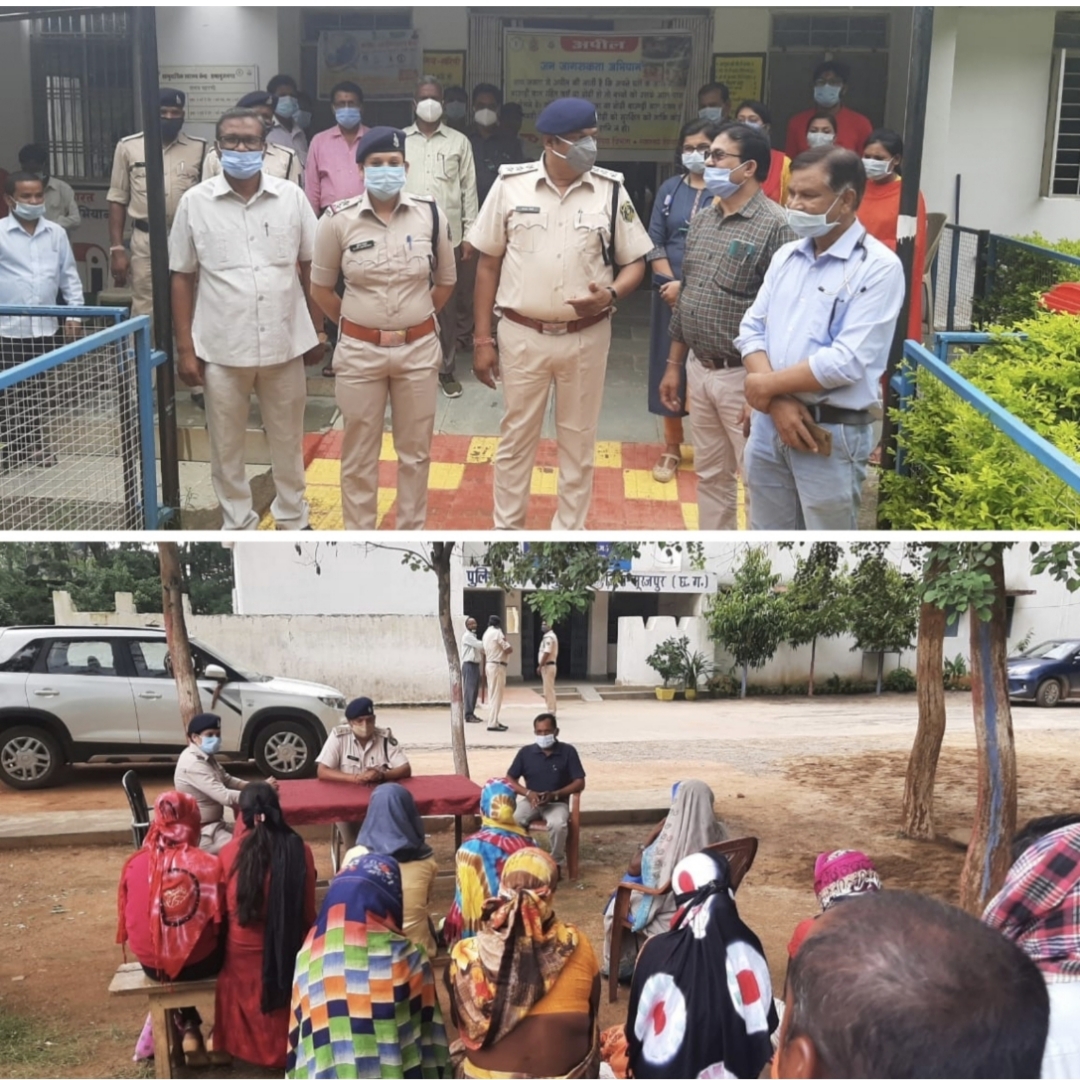सूरजपुर जिले के नव पदस्थ एसपी (कप्तान) पदभार ग्रहण करते ही, जन जागरूकता अभियान ,को लेकर पहुंची जनता के बीच