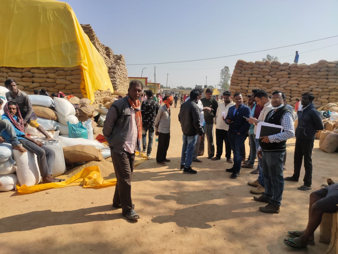 जिले में अब तक 6 हजार से अधिक किसानों से 2 लाख 68 हजार 450 क्विंटल धान की हुई खरीदी&rsquo;