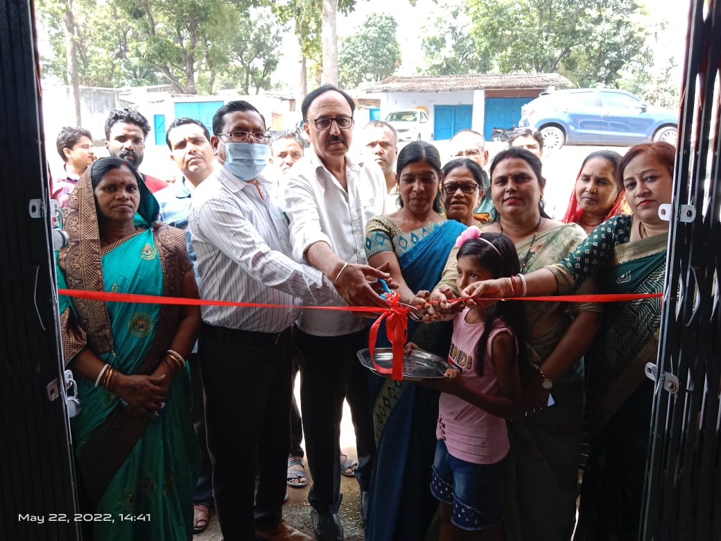 एम सी बी जिले के प्रथम शासकीय उचित मूल्य सह गोदाम का शुभारंभ।