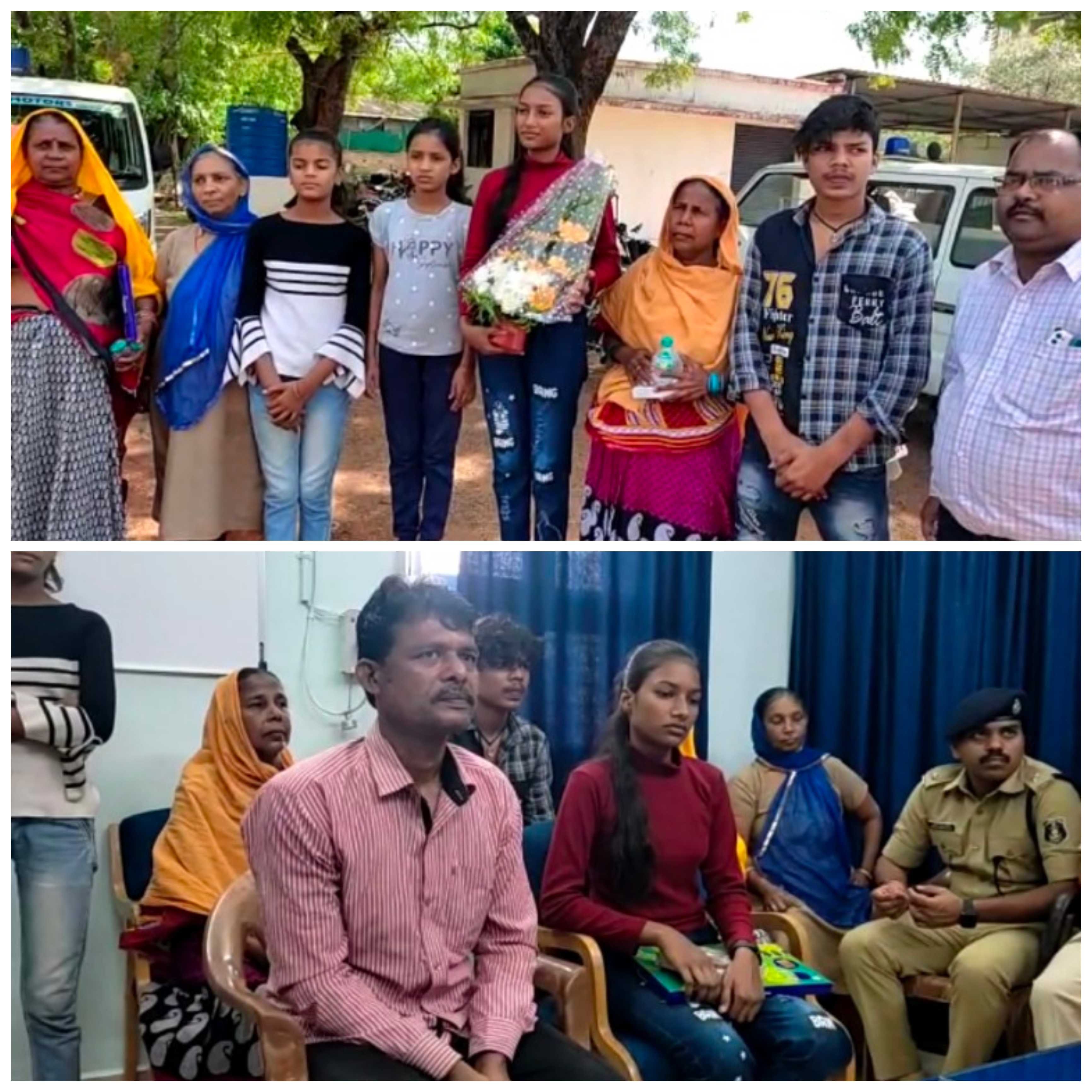 दसवी बोर्ड की परीक्षा मे प्रदेश में सातवां स्थान प्राप्त करने वाली सानिया मरकाम के कहने पर दुर्ग एसपी अभिषेक पल्लव ने  टॉपर बच्ची को उसके जेल मे बंद पिता से मुलाकात कराई ।