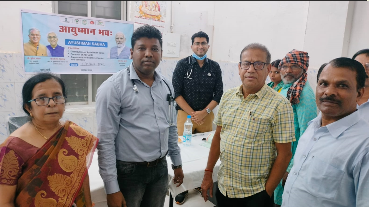  आयुष्मान मेला में 385 मरीजों का हुआ इलाज/हितग्राहियों को आयुष्मान कार्ड का वितरण