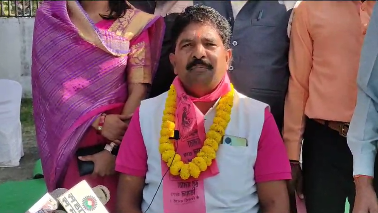  मरवाही विधानसभा jccj से गुलाब राज ने भरा नामांकन