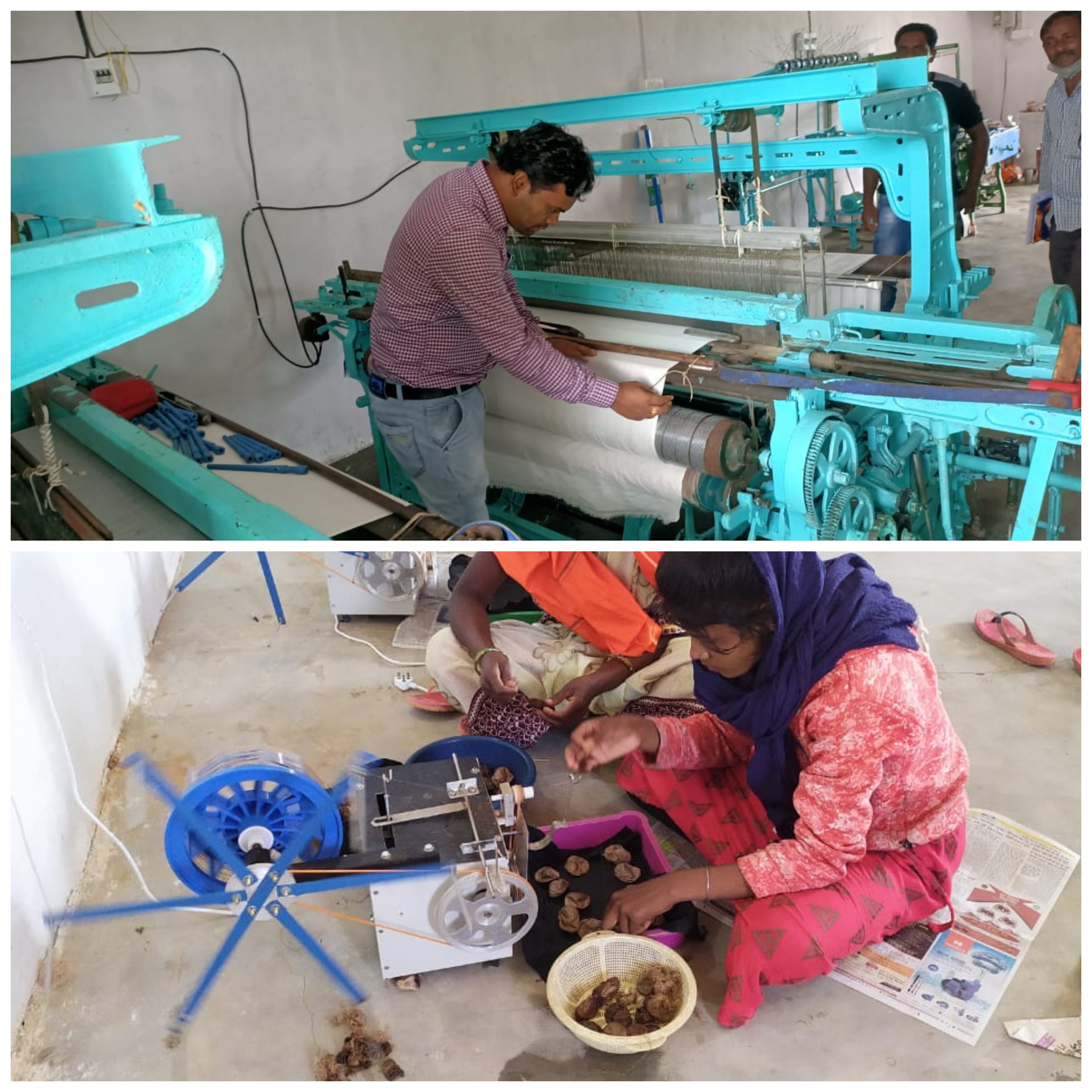 रेशम विभाग की मदद से कोसा उत्पादन एवं कोसा धागे से महिलाएं बुन रही जीवन का ताना-बाना 