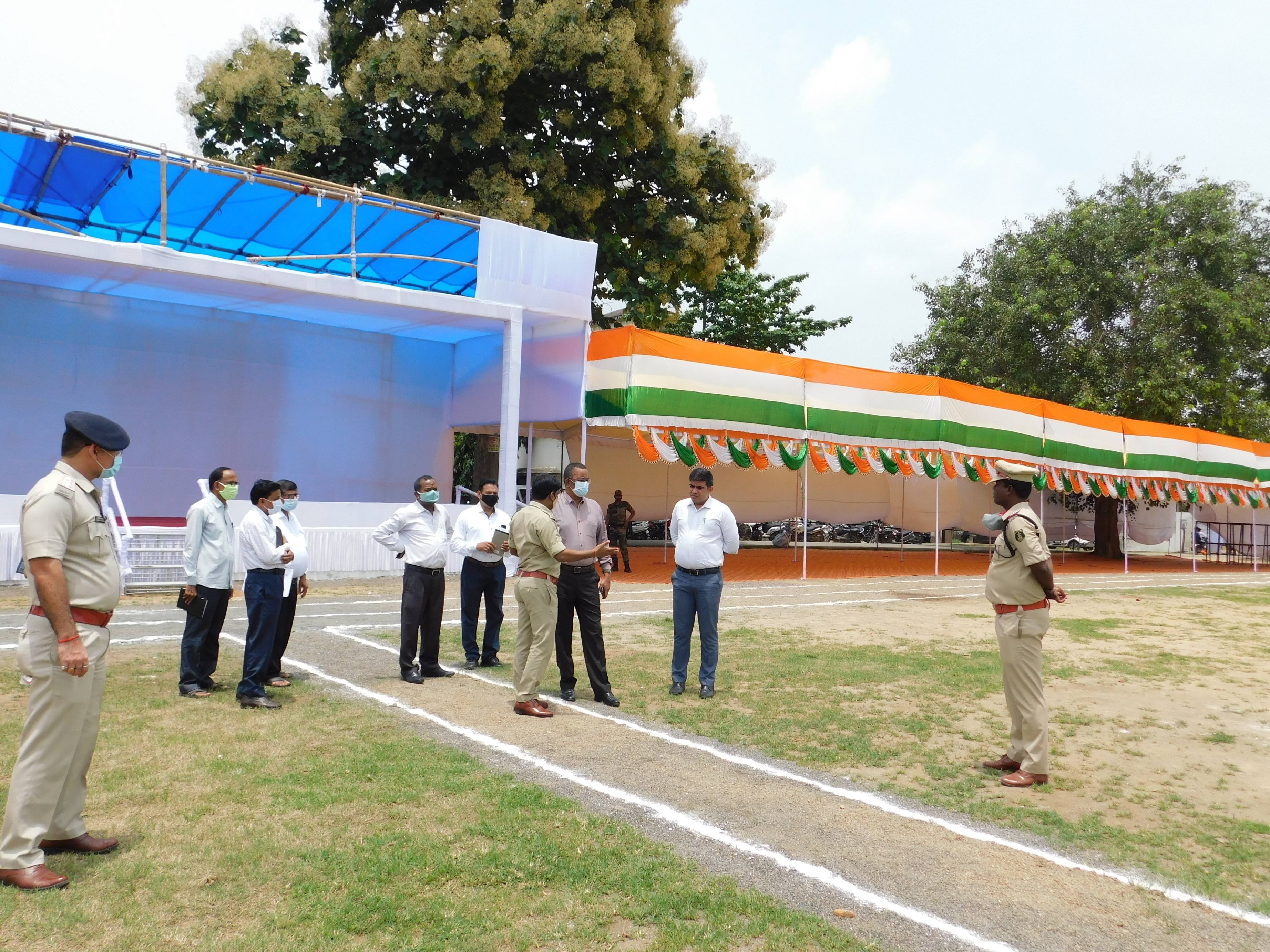 स्वतंत्रता दिवस समारोह 2021&rsquo; &rsquo;विधानसभा अध्यक्ष डॉ चरणदास महंत कोरिया जिले में करेंगे ध्वजारोहण&rsquo; &rsquo;कलेक्टर श्री धावड़े ने समारोह की तैयारियों की समीक्षा की&rsquo; &rsquo;अंतिम रिहर्सल 13 अगस्त को&rsquo;                                   