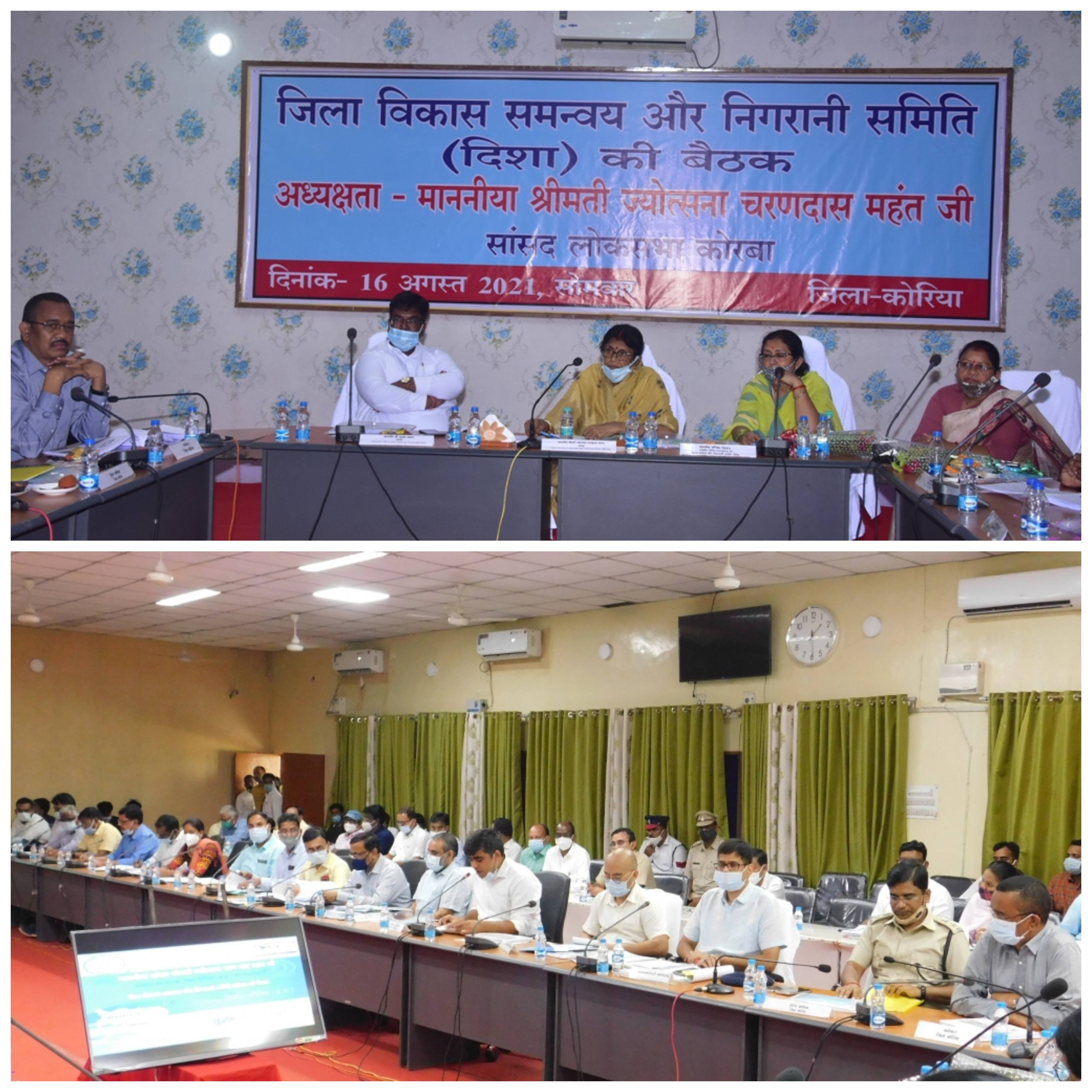 शिक्षा और स्वास्थ्य के क्षेत्र में सजगता से काम करें, सुपोषण अभियान में कोताही बरतने वालों पर हो कड़ी कार्यवाही - सांसद श्रीमती महंत