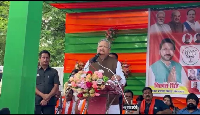 परिवर्तन यात्रा में खुर्सीपार हत्याकांड पर बोले पूर्व मुख्यमंत्री डॉ. रमन सिंह