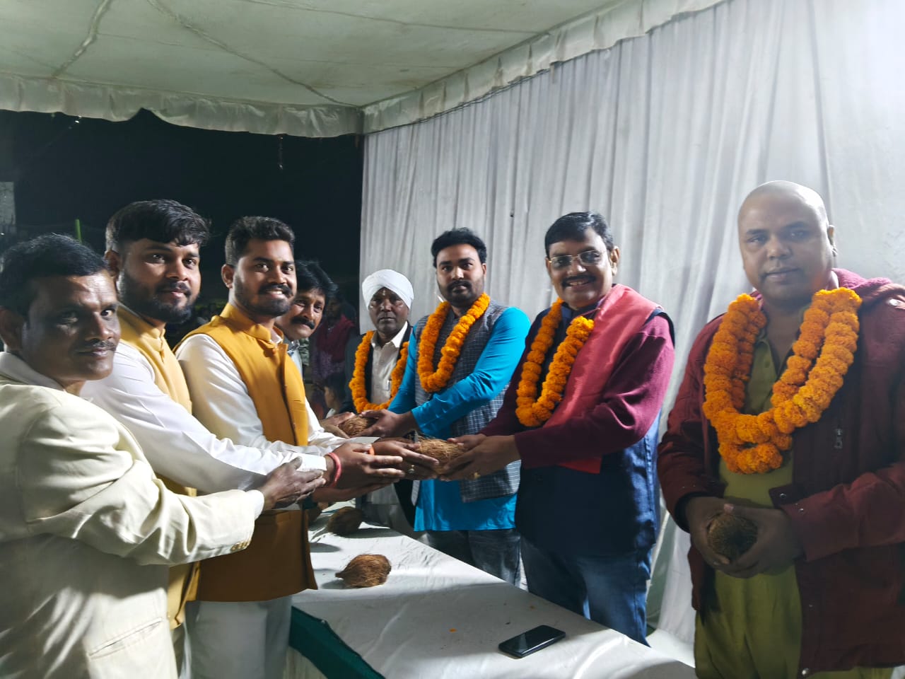 सिमगा मांढर ब मे गुरु घासीदास की जयंती कार्यक्रम आयोजित